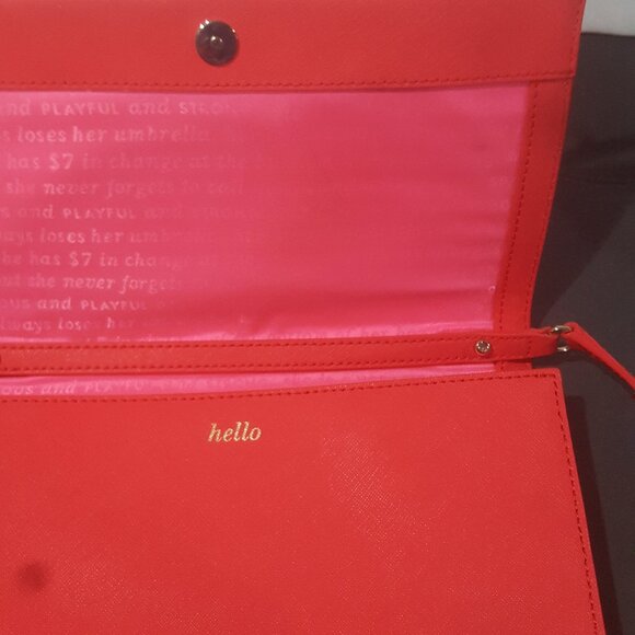 Kate Spade Macaw Parrot Red Sling Purse - Picture 2 of 6